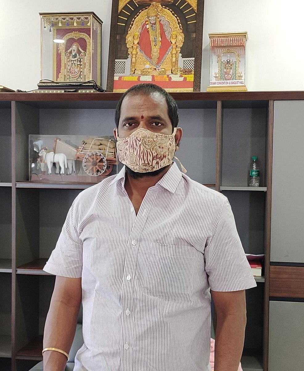 VSrinivasGoud's tweet photo. #HandloomMonday #HandloomMask https://t.co/zmSS79NQsQ