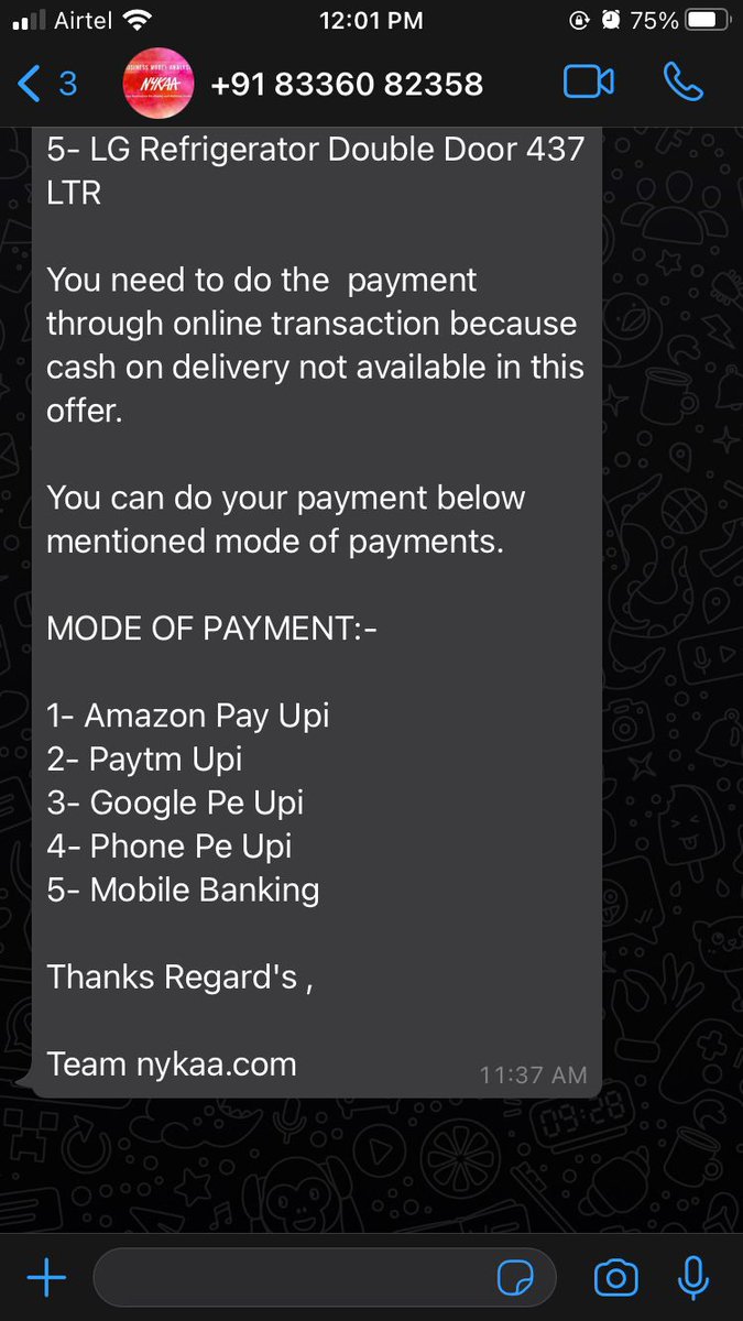 shieh_susan's tweet image. @MyNykaa you have leaked confidential information such as order details, address and other such sensitive data to scammers. Check the screenshots..