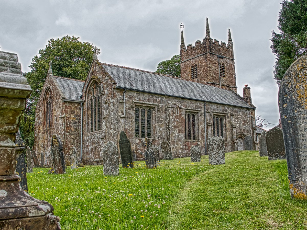 Northlew church, a pretty little thing, Norman tower too, but those pinnacles and a bit more were added in the 15th century rebuild