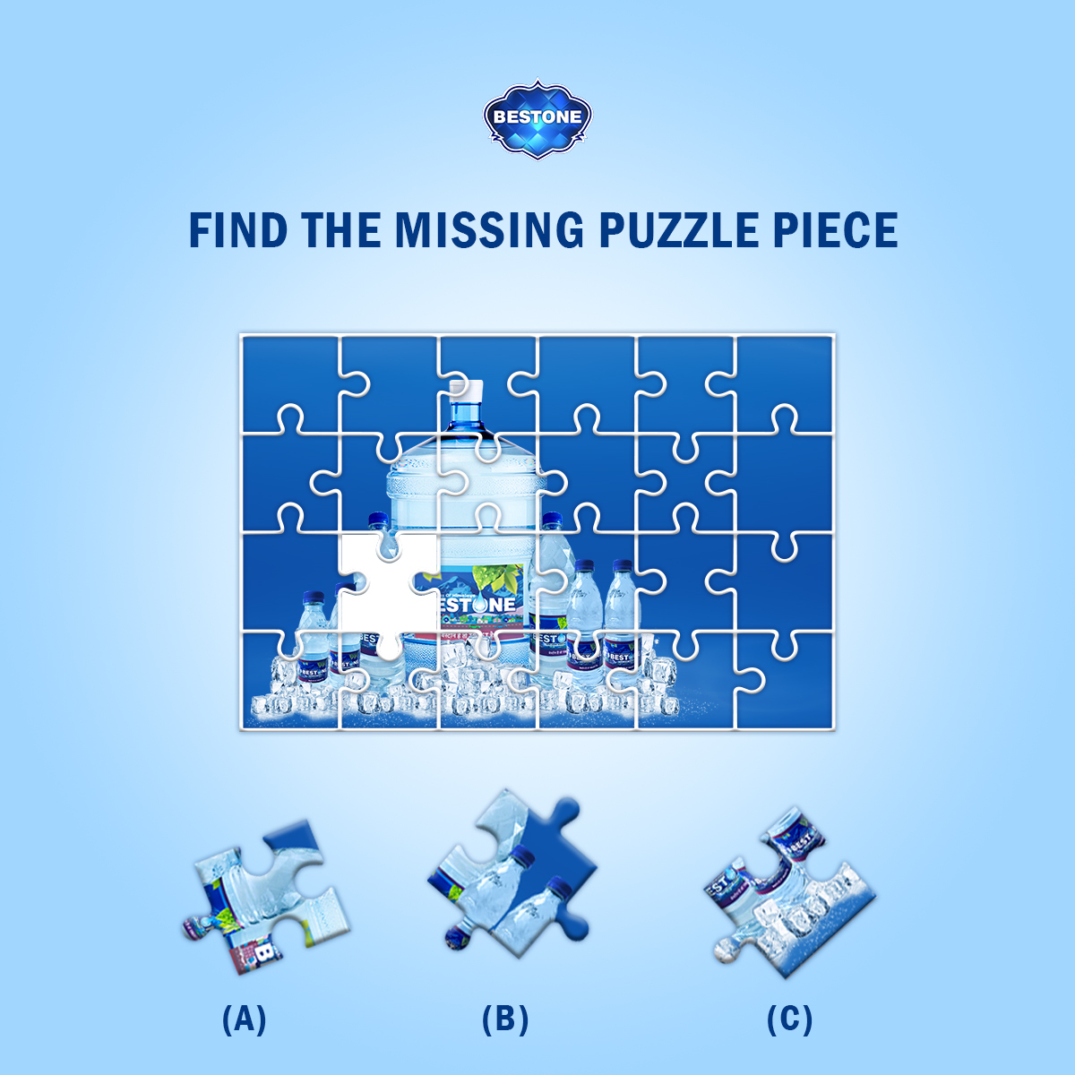 bestonewater's tweet image. Let us know in comment section. 

#commentfast #puzzle #bestonewater #mineralwater