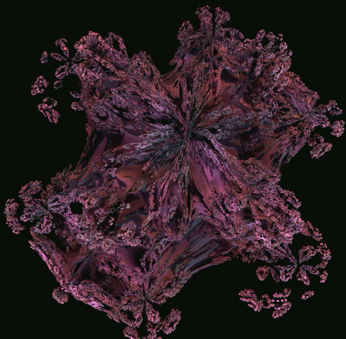 This is Chaos Beginning, or 1 of 71 Fractal GIF NFTs see my Insta page. linktr.ee/Fractalmancer
#nft #nftart #nftartist #nftartists #nftcolectable #nftcollectables #nftcollector #nftcollectors #nftcommunity #nftcollections #nftcollection #fractals #fractal #fractalart #mathart