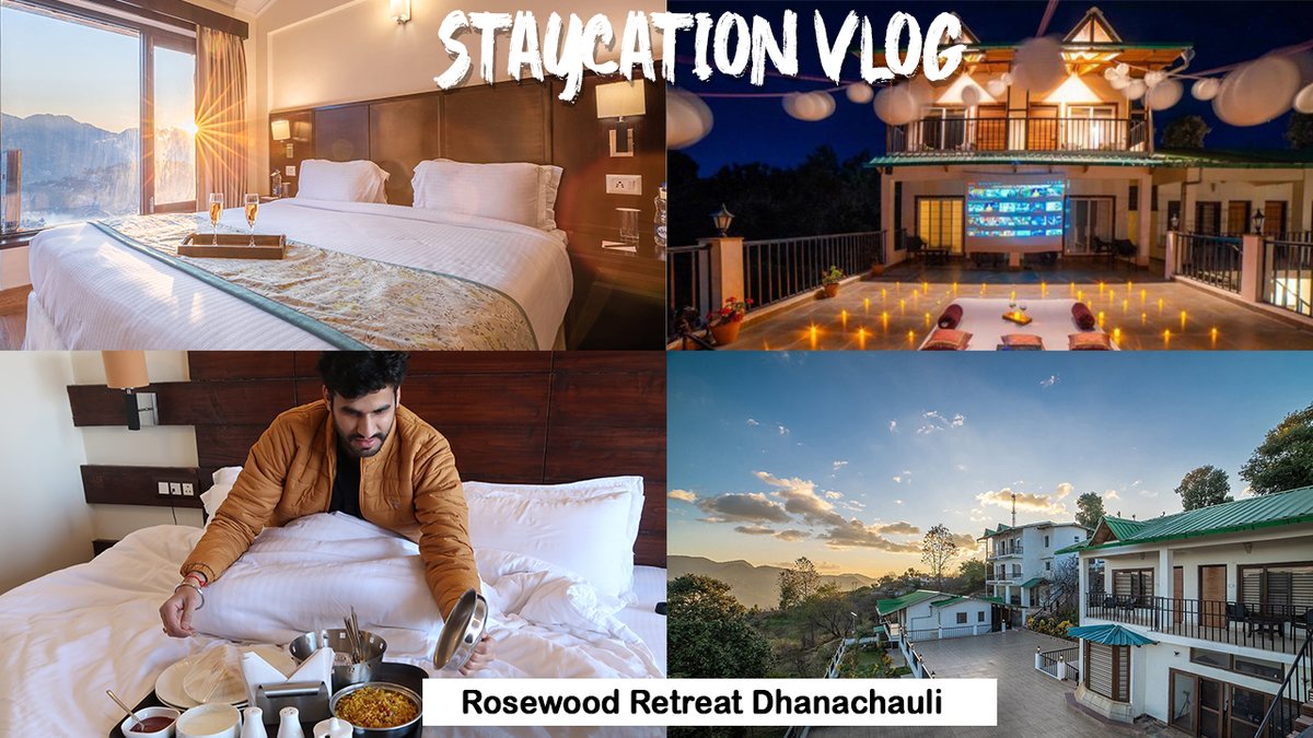 Luxury Stay in Dhanachuli - Rosewood Retreat | Room Tour, Food &amp; Amenities | Uttarakhand Series Vlog #2

youtube.com/watch?v=3cQkJC…