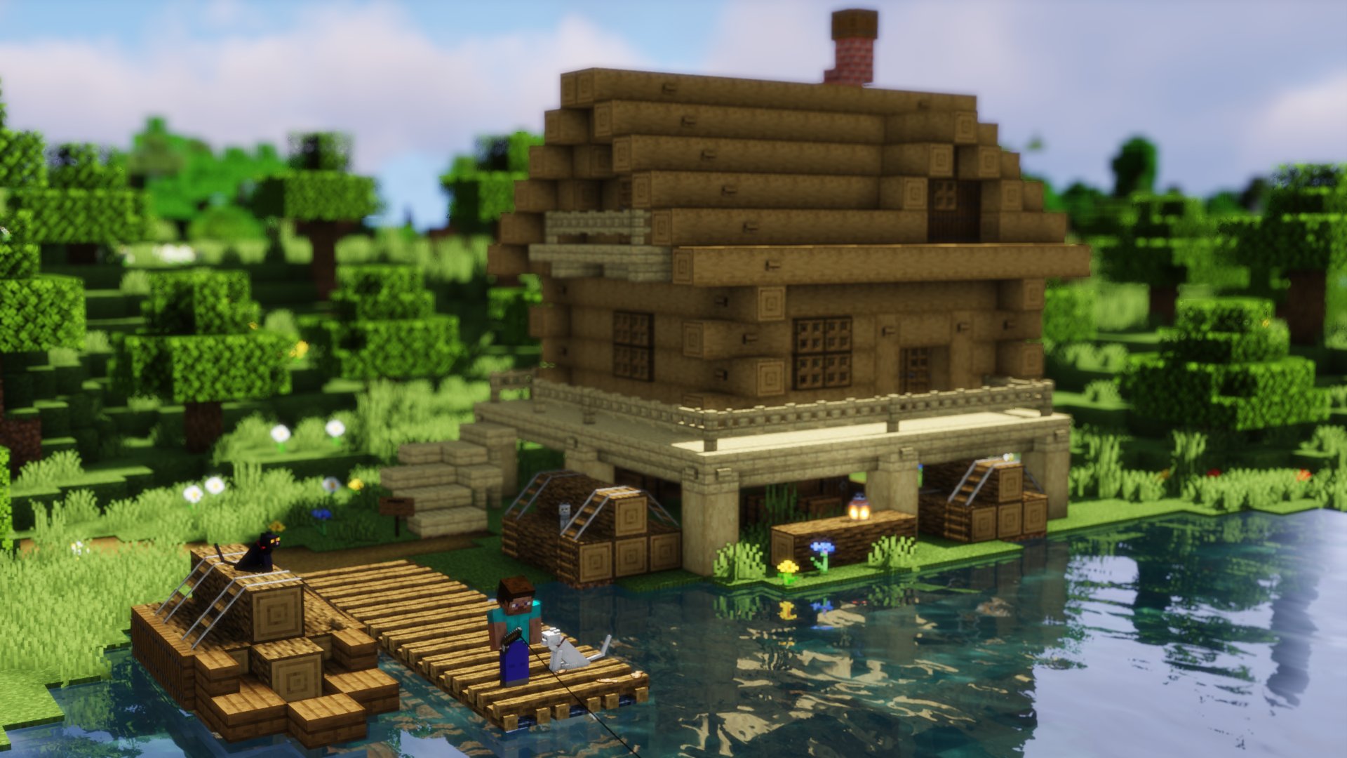 Twitter 上的 宝条みちる Minecraft Rt Axswb1splfmm30v 簡単ログハウス Minecraft Minecraft建築コミュ バニラ建築学部 T Co Rxglsrltol Twitter