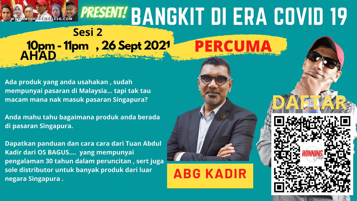 LlpSynergist's tweet photo. Orang Malaysia! Nak jual produk di Singapore tak? 

Winning Circle Special https://t.co/Cxjpuj7B2E https://t.co/o7t6OBLNGL