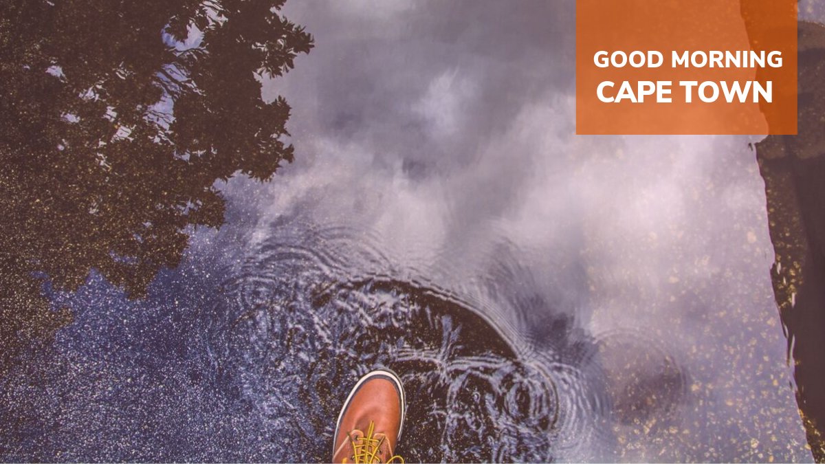 CityofCT's tweet photo. Good morning Cape Town! Rain is predicted with temperatures reaching a high of 16 degrees. 🌦️

“One day or day one. You decide.” – Unknown #MondayMotivation ☔️

⚠️Follow @CityofCTAlerts for City updates. https://t.co/TSCjLyID7f