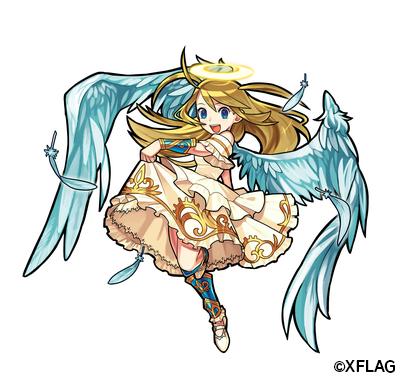 モンスターストライク　ウリエル　高精細イラスト モンスターストライク 高精細複製イラスト 変革する神の光