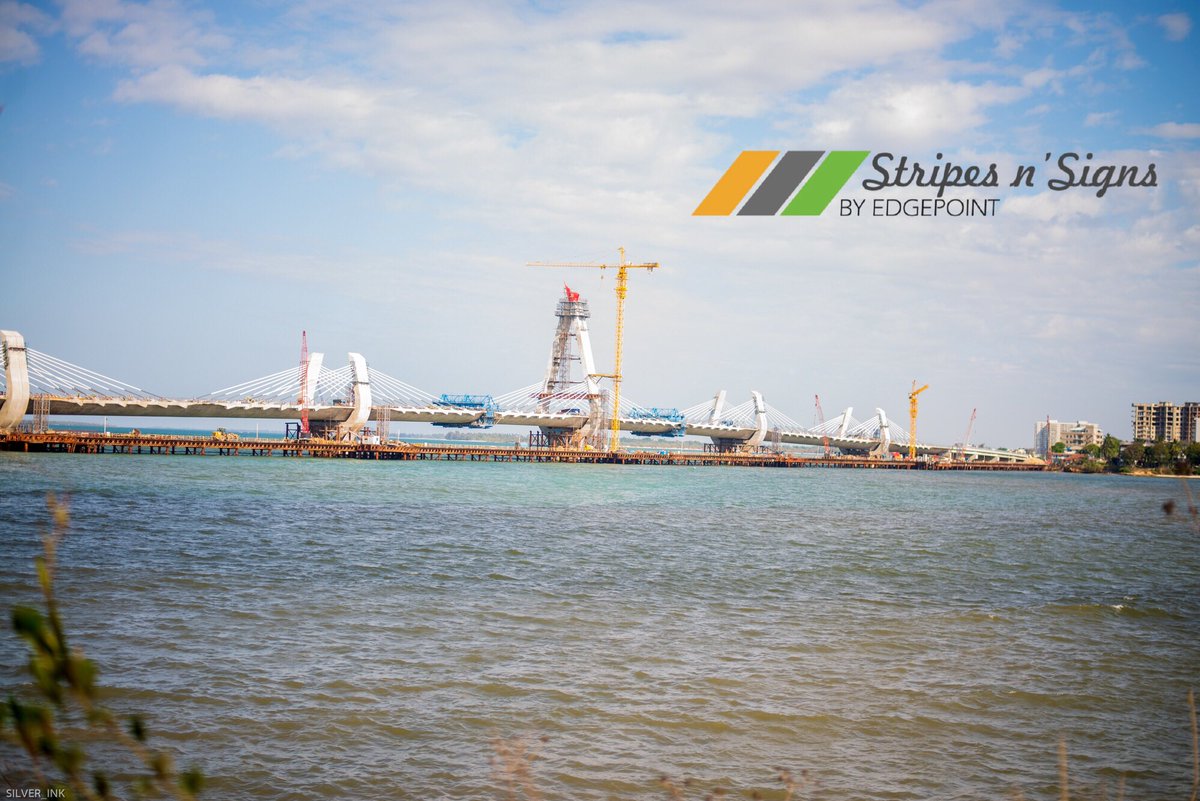 stripesnsigns's tweet photo. Current Project: New Selander Bridge &amp;  it’s connecting Roads.
#ChinaRailwaySeventhGroup

#StripesnSigns #RoadSigns #TrafficSigns #Roadmarking  #Roadfurniture  #Thermoplasticpaint #Roadsafety #tanroads #tanroadstanzania #construction #contractor #DaresSalaam #Selanderbridge #CRSG https://t.co/bovZBkUl3l