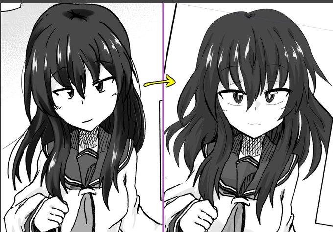 帯刀JK漫画を描き直している 