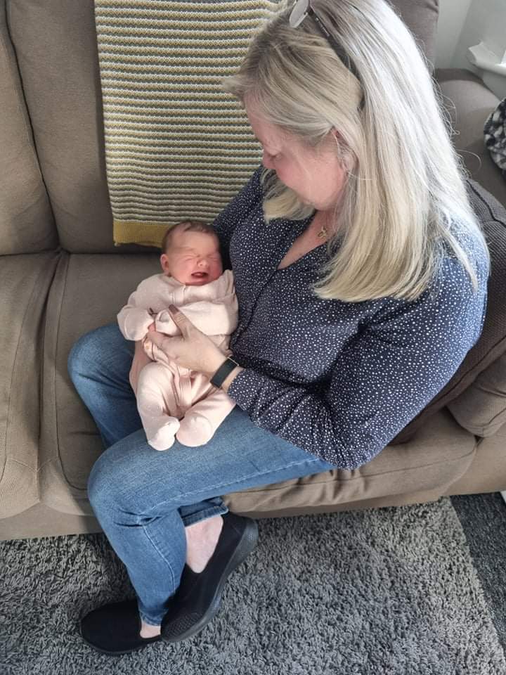 OnlineSafetyHub's tweet photo. After a whirlwind weekend meeting my beautiful granddaughter, I'm now ready for a super busy week at work! #StillOnCloudNine โค https://t.co/VRcopACbbf