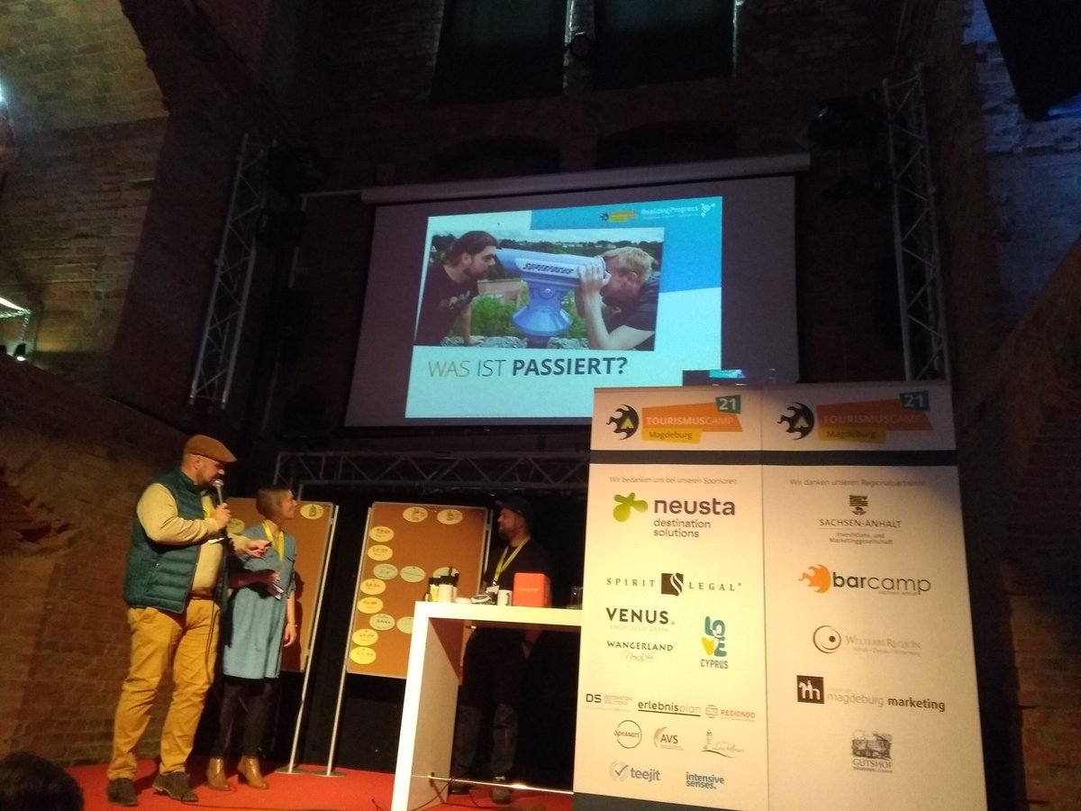 Das letzte Tourismuscamp 😢 startet in Magdeburg.  #TCamp21