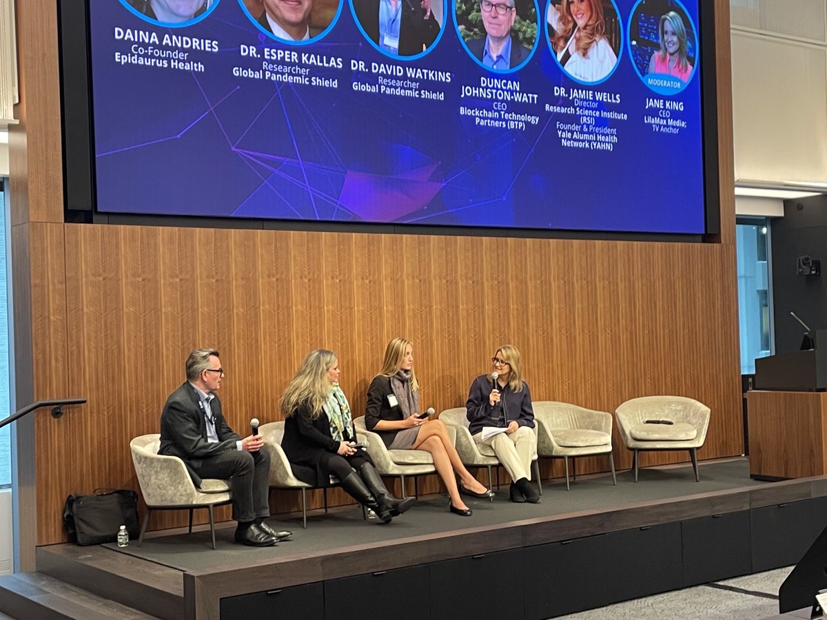 MarketJane's tweet image. Technology, particularly blockchain, can play an important role in health care. Pleased to moderate a panel on this at the GBBC Blockchain Central event at UN week #blockchain ⁦@GBBCouncil⁩ #UNweek