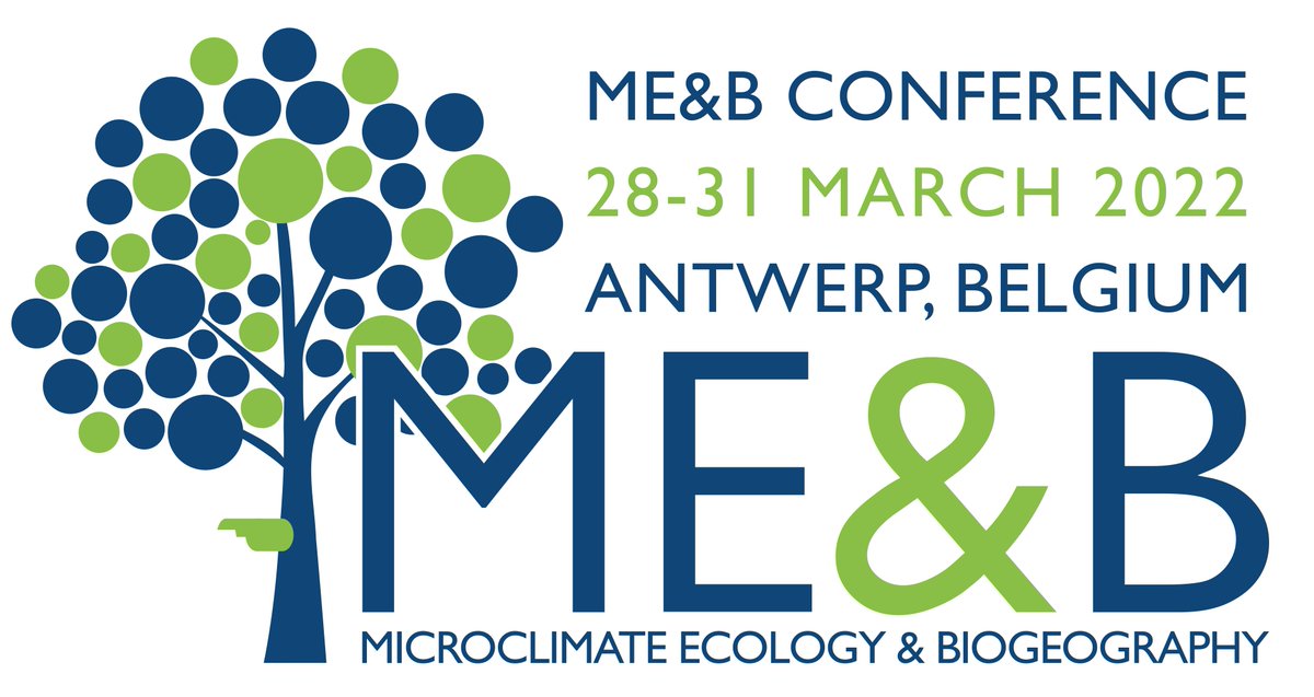 *ABSTRACT SUBMISSION FOR #MEB2022 HAS OPENED*. Happy to welcome all #microclimate enthusiasts in Antwerp from 28th to 31st of March for the first international Microclimate Ecology and Biogeography conference meb2022.com
