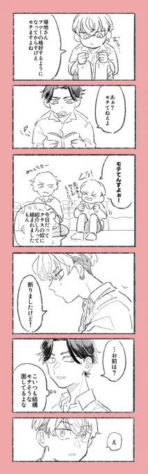 #.リプきたセリフで一コマ描く ばじふゆ
「す、好きになっても…いいんすか……?」
ちはろ後髪切ったバジさんで彼らは中3くらい 