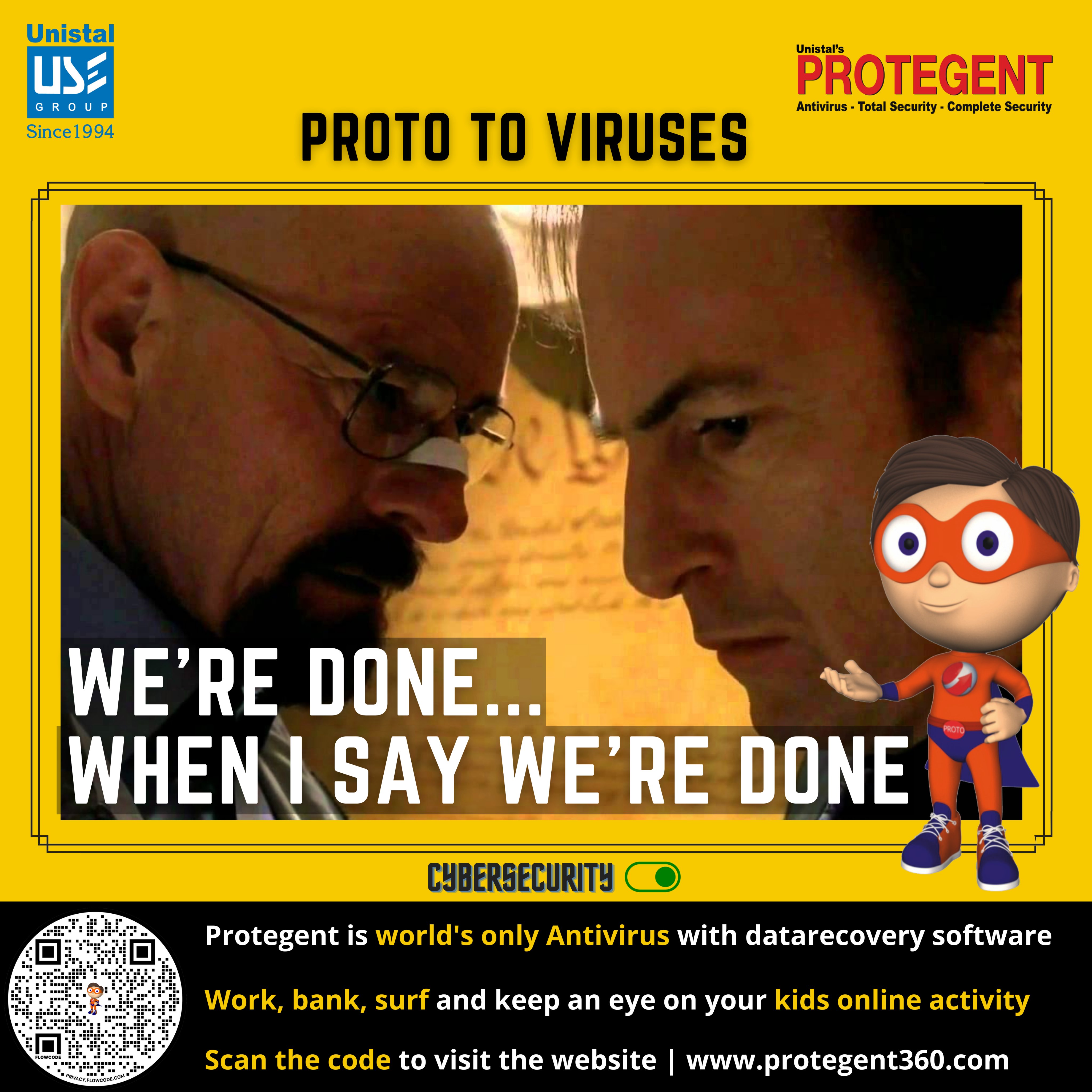 Protegent - World's Only Antivirus Software with Data Recovery on