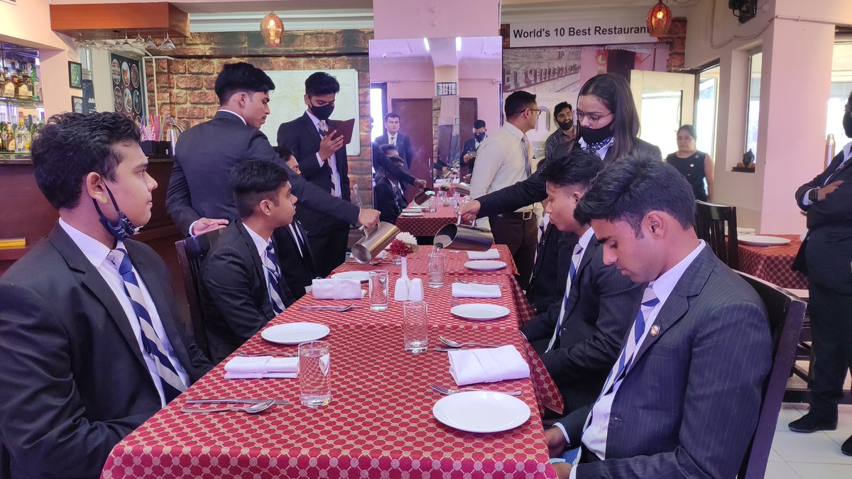 Pankaj88313153's tweet photo. Back to basic, Revision of guest service experience #iihmjaipur #foodandbeverage #fnd #sevice #motivation #learning #morningmotivation
@IIHMHOTELSCHOOL @subornobose @AADirIIHMDELHI @ajitfnb https://t.co/ryJ7YlGbn4