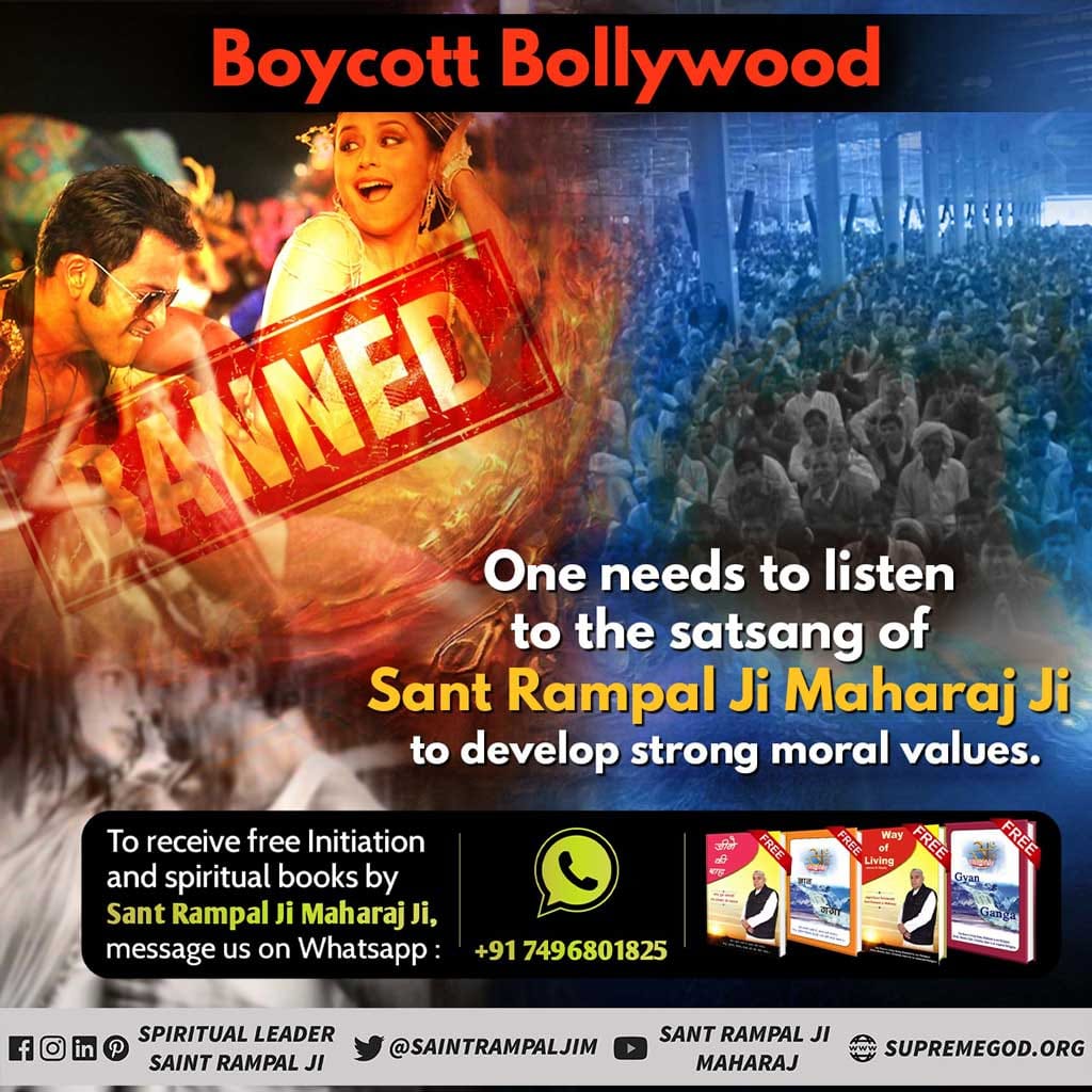 SalmaLata's tweet photo. One needs to listen to the satsang of Sant Rampal Ji Maharaj Ji to develop strong moral values.
Boycott Bollywood
#GodMorningMonday https://t.co/VB99TUX2fS