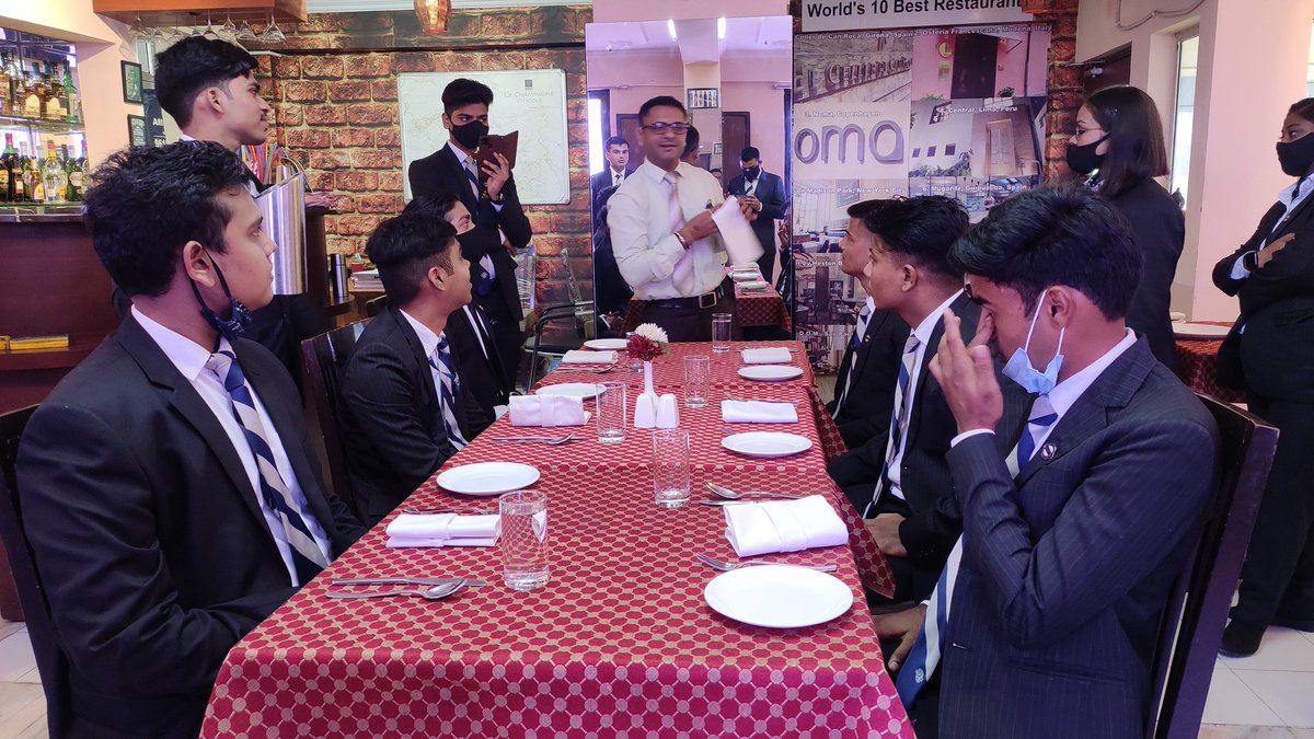Pankaj88313153's tweet photo. Back to basic, Revision of guest service experience #iihmjaipur #foodandbeverage #fnd #sevice #motivation #learning #morningmotivation
@IIHMHOTELSCHOOL @subornobose @AADirIIHMDELHI @ajitfnb https://t.co/ryJ7YlGbn4