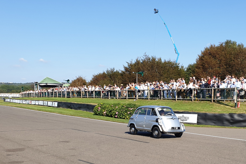 What an awesome weekend we had with the BMW Isetta 600. We made it possible to for the car to take part in the #SirStirlingMoss Tribute at @goodwoodrevival The Isetta was once owned by Stirling and used by his son, Elliot, to learn to drive in. What a wonderful occasion.