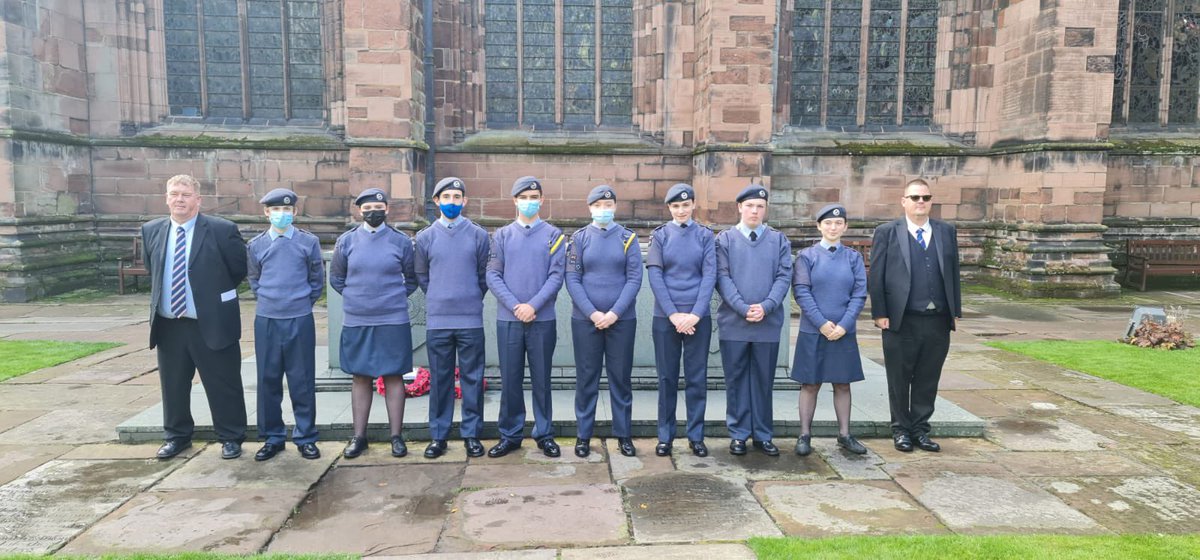 Well Done to all cadets and staff that attended the Battle of Britain service yesterday in Chester Cathedral.