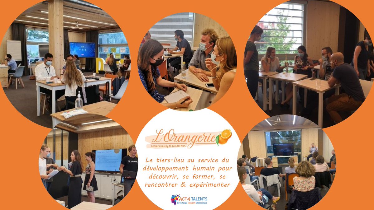 Retour en images sur les événements que nous avons eu le plaisir d’accueillir la semaine dernière à ⭐️L'Orangerie Lyon Confluence⭐️#tierslieu dédié au développement humain⏩lnkd.in/dPajSNH 🙏 @biomerieux @Waoup @lumapps