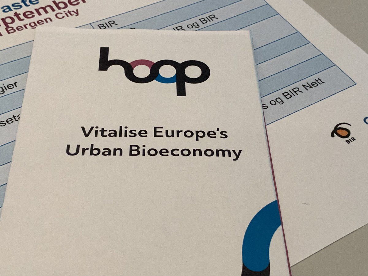 Bergen er en av åtte «fyrtårnsbyer» i EU-prosjektet HOOP, som har mål om å vitsalisere Europas bioøkonomi. BIR er prosjekteier og starter i dag Bergen Biowaste Club blant annet med deltakere fra 
<a href="/hoop_eu/">HOOP Project 🇪🇺 #UrbanBioeconomy</a> <a href="/bergenkommune/">Bergen kommune</a> @vestlandfylke <a href="/bergenvann/">bergenvann</a> <a href="/NORCEresearch/">NORCE</a> <a href="/invertapro/">invertapro</a>