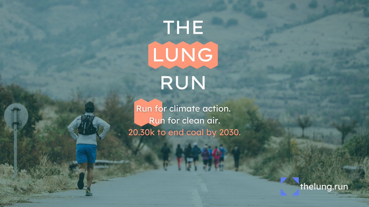 ceebankwatch's tweet image. 📢We must move #beyondcoal by 2030 to avert climate catastrophe! Join the #LungRun, a virtual running event to raise awareness about coal-related #airpollution. The run will coincide with  @COP26 to urge decision-makers to act now! 
💪thelung.run