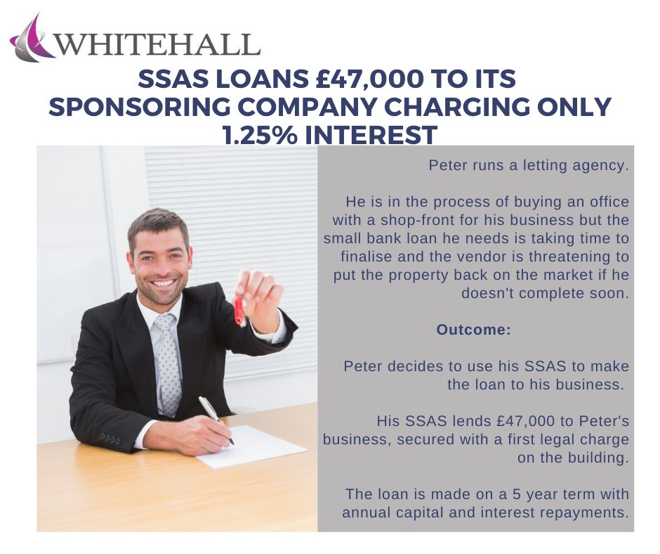 Peter's #SSAS has enabled his business to complete on a purchase of his new office premises.
#WhitehallGroup #ssaspensions #ssasloan #loanback #propertypurchase