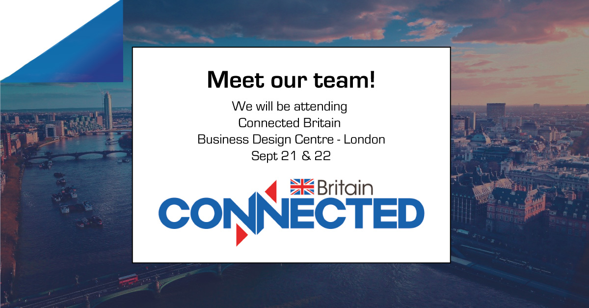 Mainframe Communications are attending Connected Britain 21st & 22nd September at the London Business Design Centre.

Come and speak with our team and see what we do and our solutions.
#telecommunications #telecoms #connectingbusiness #bespokedesign