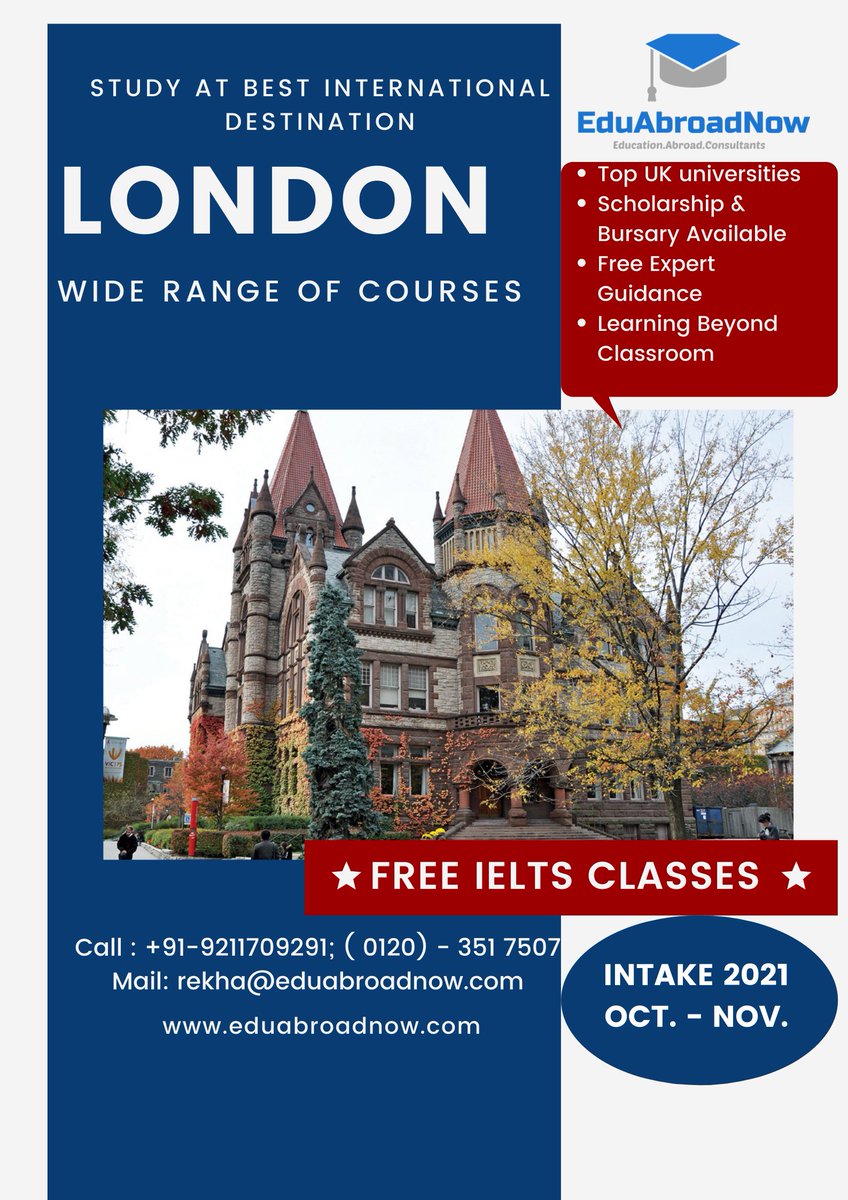 rekhasingh75's tweet photo. Be in LONDON

Best International Destination to STUDY

CHOSE the BEST course !
#overseaseducationguidance #highereducation #intakeseptember #Undergraduate #ForeignEducation #registrationopen #IndianStudents #UKUniversityAdmission #intake2022 #sat #ieltspreparation #IELTS #London https://t.co/78mgZnLngg