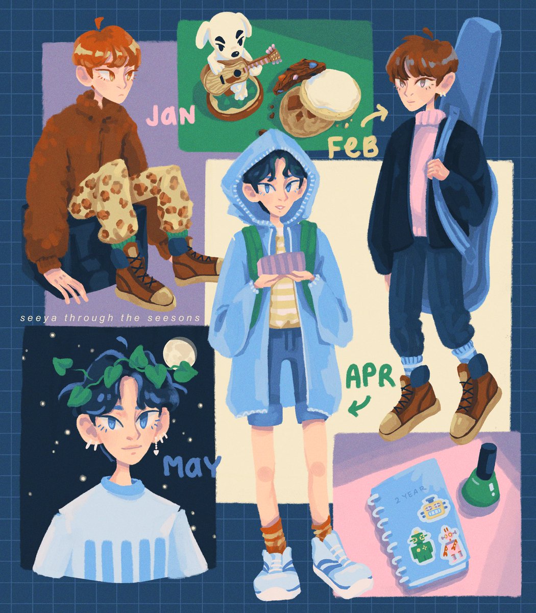 (all the stars were blooming) drew this summer 2020..... like oh what a cute lil infographic to post with a fic tweet /deletes public account forever