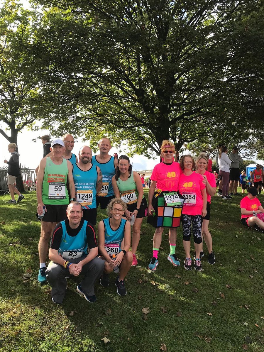 Congratulations to all our runners who took part in yesterday’s #swanseabay10k. Excellent performances at a very well organised safe mass participation event.
