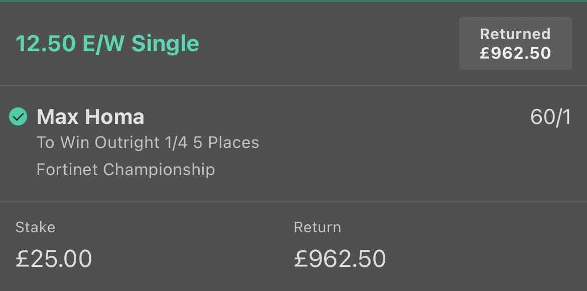 One happy member right there.. ⛳️🔥 Come and join us!! DM me with any questions 👊🏼 #GamblingTwitter #bettingtips #bettingtipster #golf #football #mondaythoughts #MONEY #makemoneyonline #letsdothis #boom #supportsmallbusiness