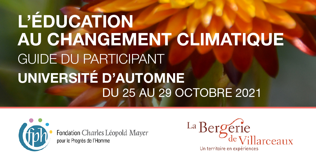 📌 Dernier jour pour s'inscrire à l'Université d'automne "L'#éducation au changement climatique".
+d'infos👉 bit.ly/3tGIX9M

Organisé par <a href="/OfficeClimate/">Office for Climate Education</a> <a href="/Fondation_Lamap/">Fondation La main à la pâte</a> <a href="/meteofrance/">Météo-France</a> <a href="/Teragir/">Teragir</a> <a href="/IPSL_outreach/">IPSL 🌍</a> <a href="/Le_Museum/">Muséum national d'Histoire naturelle</a> <a href="/FondationMSH/">Fondation Maison des Sciences de l'Homme</a>
