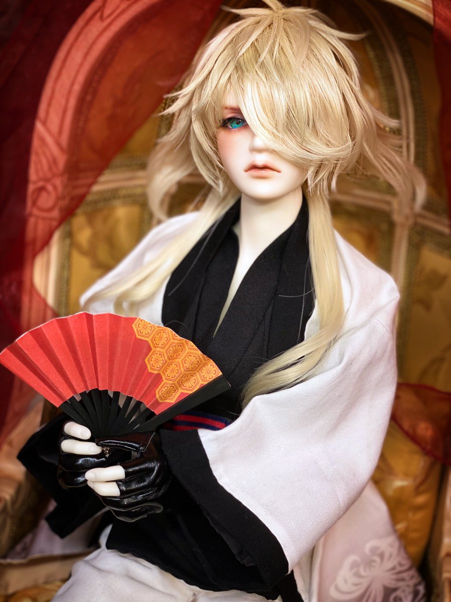 seijyo_r's tweet image. 一文字則宗(内番)
アイ:織尋様(@mineraldolleyes )ボルダーオパール
Wigセット:fuwat所属sasa様(@sasa_fuwat )
Doll:SD17 89番
#とうらぶキャラド
#鉱物アイ