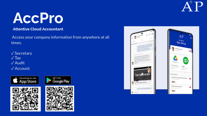 AccPro7's tweet image. Not sure how to deal with your company's secretarial, audit, tax and accounting duties?  

Don't hesitate to contact us to help you out! 

Automate and digitalise your business now by scanning the QR code below #SME #acccounting #taxation #audit #secretary #business #AccPro