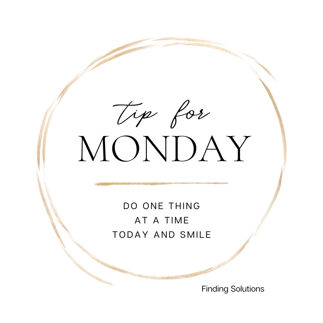 JanetArnoldFS's tweet photo. If you are already feeling overwhelmed try doing one thing at time. And don’t forget to smile. Did you know that smiling increases happy hormones? #mondaymotivation #monday #mondaymood #mondayvibes #mondaymorning #mindsetreset #mindset #mindsetiseverything #mindsetmatters https://t.co/XwiWWjmGI9