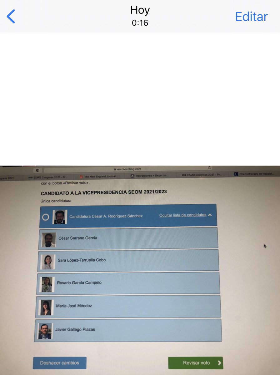 Voto emitido a los 15 minutos de la apertura, muy contento con esta candidatura, mucho ánimo al grupo. <a href="/1969carodriguez/">César A. Rodríguez 🩺 🐾</a> <a href="/_SEOM/">SEOM</a>