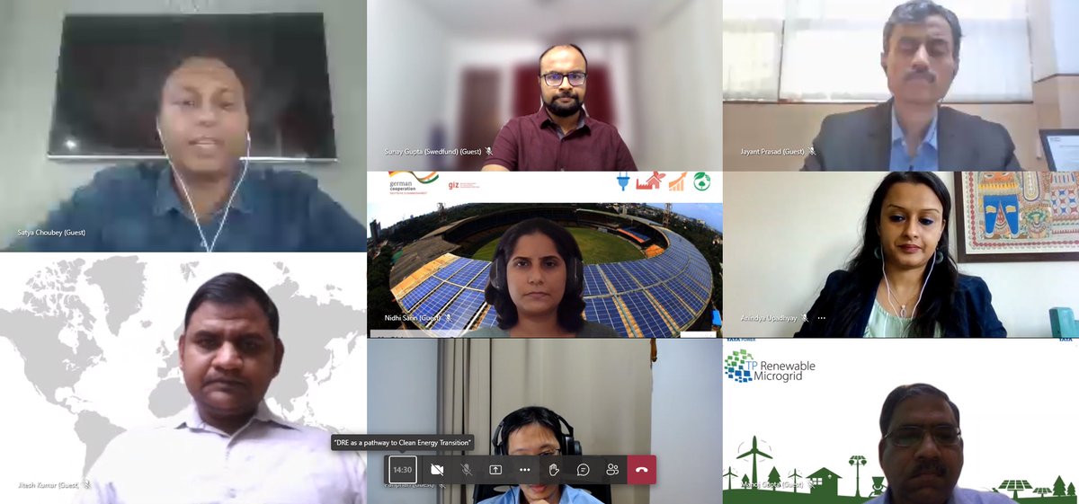 Thanks for a great session! 💯

It was fantastic to be part of this webinar, we’ve uncovered some great insights on the adoption of #DRE systems to achieve reliable energy #access, #economic #growth and the transition to #renewable energy!

#PowerPeoplePlanet