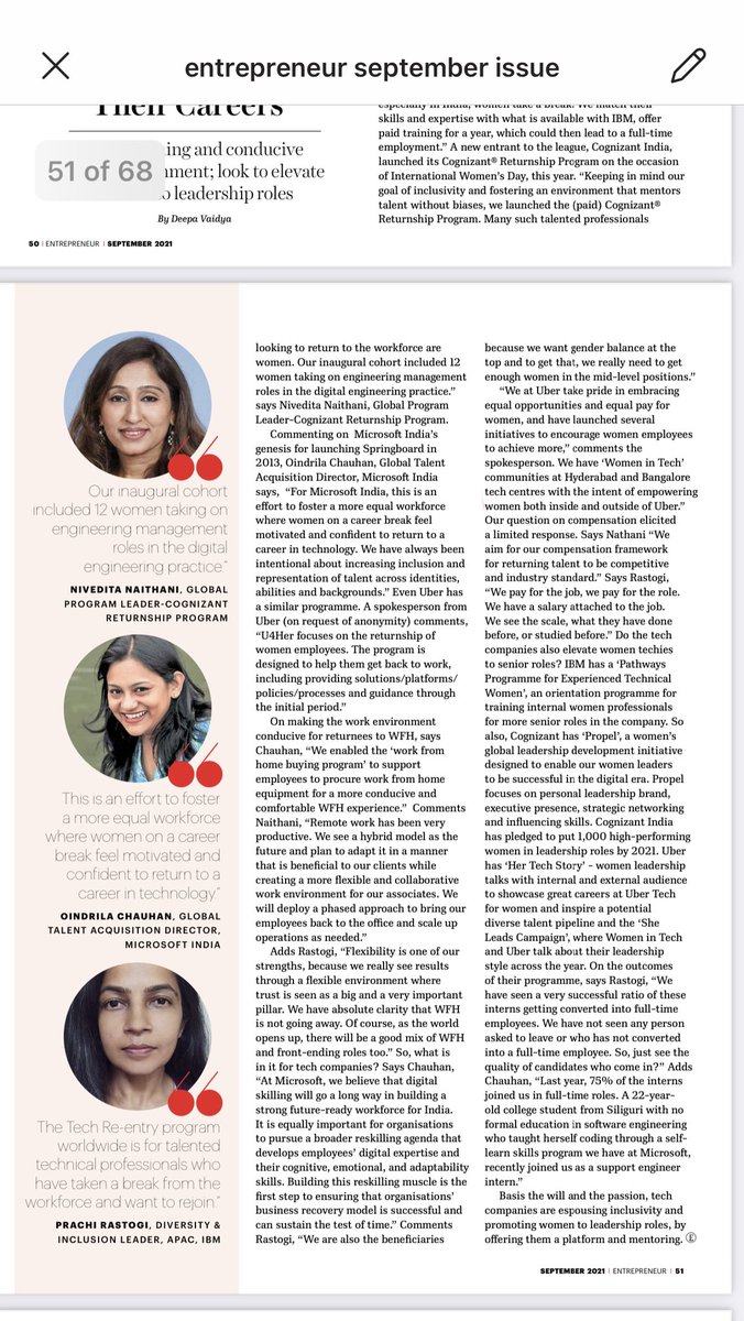 Leaving little footprints behind - grateful for the opportunities and pathways #returntowork #normalisecareerbreaks #backtowork #secondcareers <a href="/CognizantNews/">Cognizant News</a> #returnship #cognizantreturnshipprogram