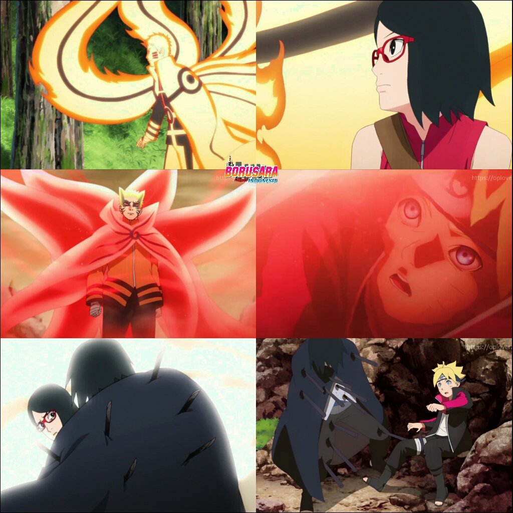 Sarada (Boruto) vs Part 1 Sasuke (Naruto)