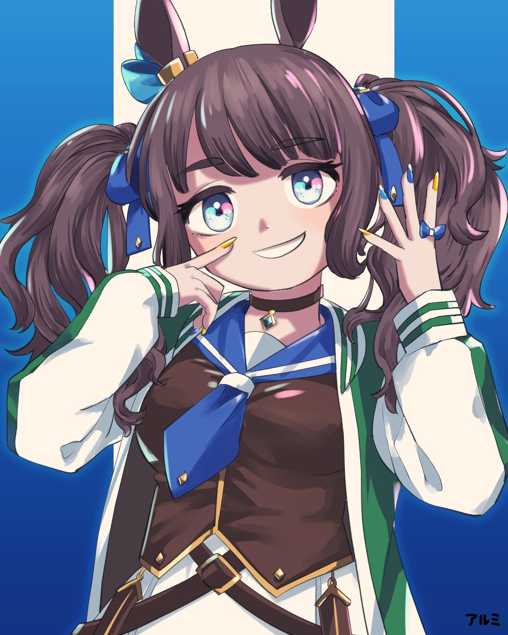星野アルミ トーセンジョーダン原案の勝負服かわいいねの絵 ウマ娘 T Co Fbgwgvxnkh Twitter