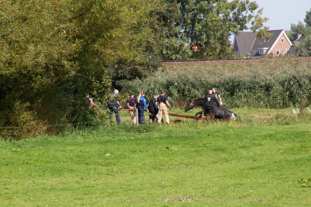 Met man en macht was men bezig