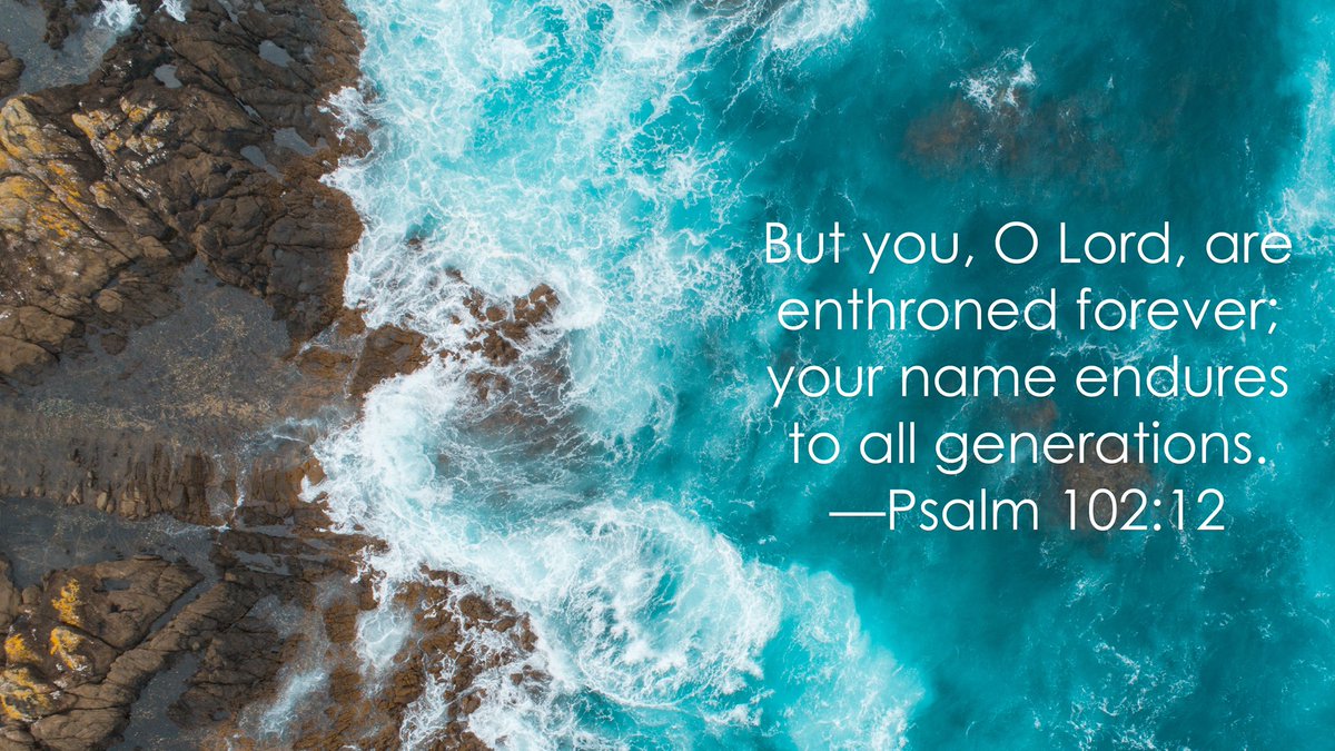 ELCA's tweet photo. But you, O Lord, are enthroned forever; your name endures to all generations.
–Psalm 102:12 https://t.co/VsXy0NVrqa