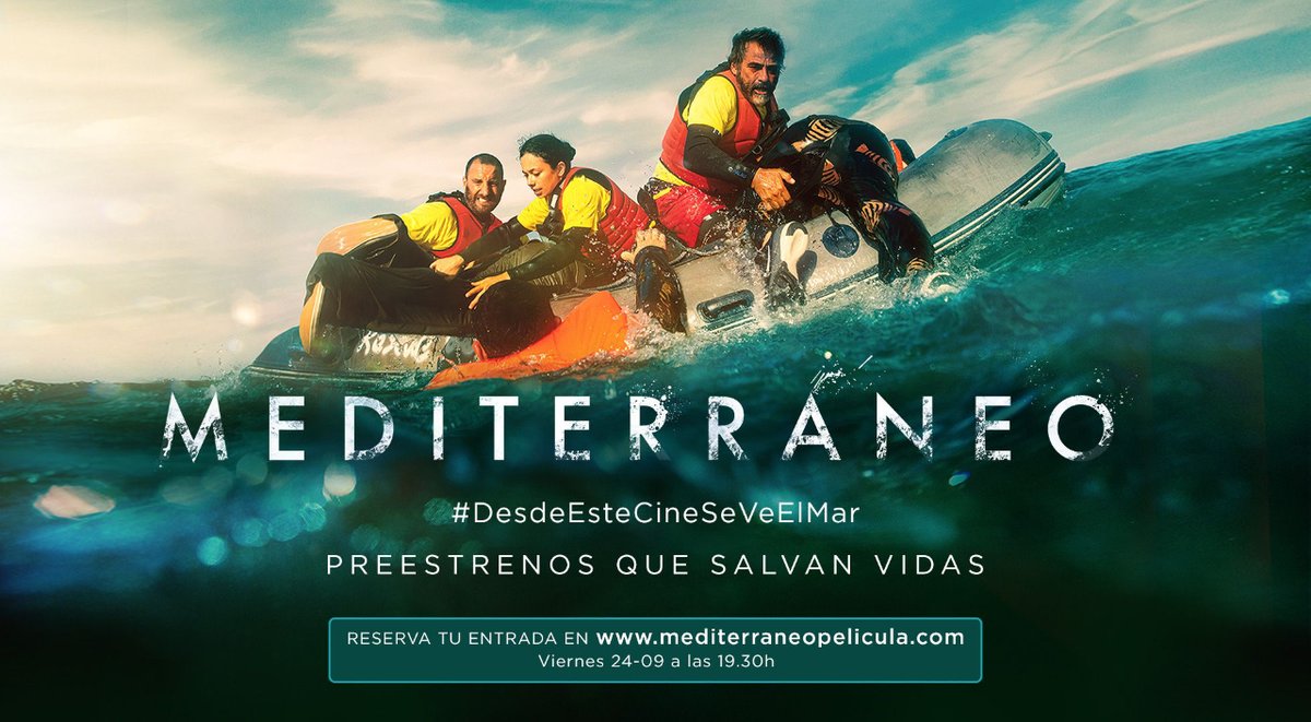 openarms_fund's tweet photo. 🔴 Últimos días 📣 
¿Ya tienes tu entrada para ver @MediterraFilm, la 🎞️ basada en los inicios de #OpenArms? Este 24 septiembre habrá preestrenos solidarios en cines @Cinesa. Consigue una 🎟️ en https://t.co/bc0XT93fbs y nos ayudarás a seguir con nuestras misiones #CadaVidaCuenta https://t.co/bdRWElY8X1