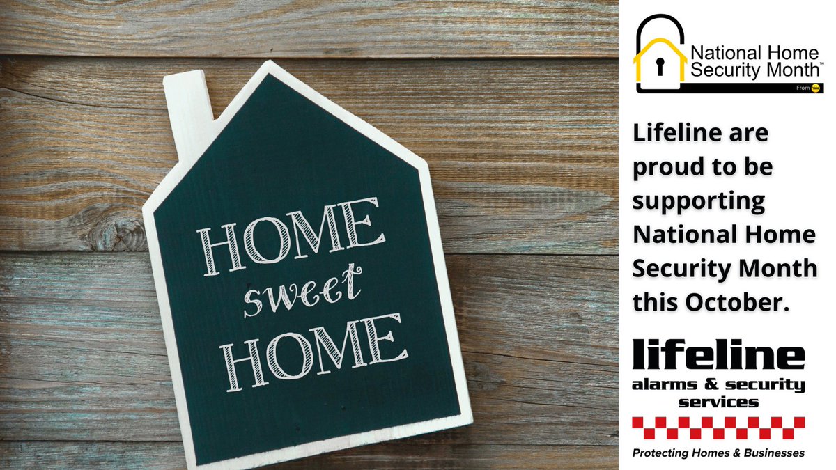 Lifeline are proud to be supporting National Home Security Month <a href="/SecurityMonth/">National Home Security Month</a> this October 2021. Make sure you follow us and keep your eyes peeled for lots of security tips this month. #NHSM21 #HomeSecurity #TEAMLIFELINE