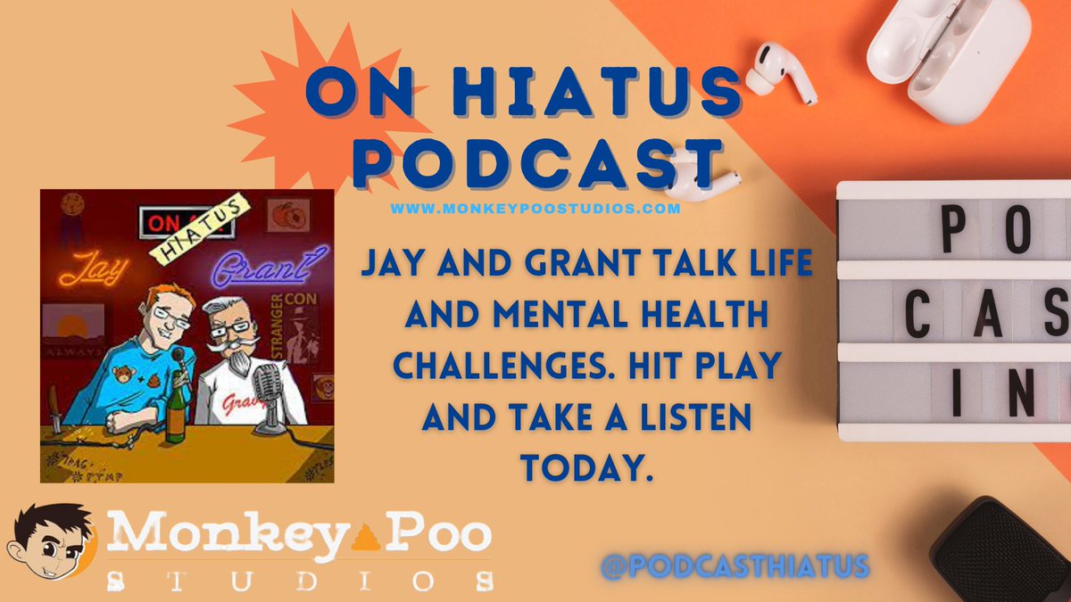 If you’re thinking that today would be a great day for a podcast listen, YOU’RE RIGHT! Pop those ear buds in and take a listen! <a href="/s7evendaysageek/">Jay “The Angry Ginger”</a> <a href="/insta_grants2/">Insta_Grants2</a>  #MentalHealthChallenges #PodernFamily

Apple: podcasts.apple.com/us/podcast/on-…
MPS: monkeypoostudios.com/ep-13-the-one-…
