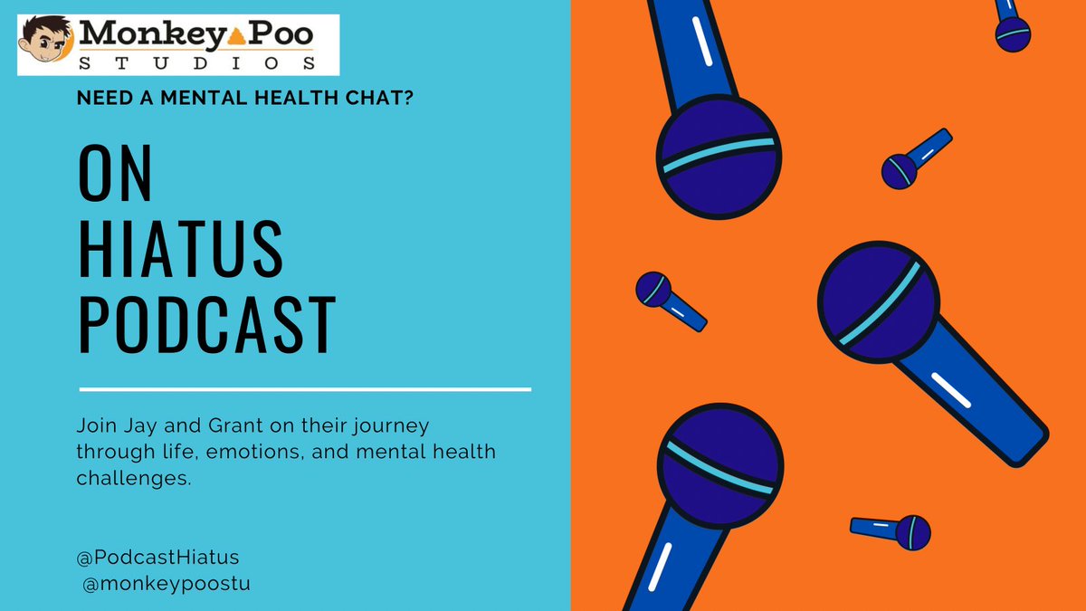 Got chores? Lawn work? Some other reason to blast a podcast + laugh along w/ <a href="/s7evendaysageek/">Jay “The Angry Ginger”</a> + <a href="/insta_grants2/">Insta_Grants2</a> while they chat their way through all of life’s ups + downs? Hit play! #MentalHealthChallenges #PodernFamily

Apple: podcasts.apple.com/us/podcast/on-…
MPS: monkeypoostudios.com/ep-13-the-one-…