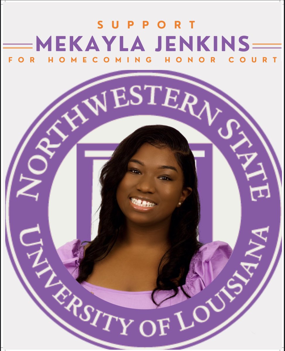 The Iota Mu Chapter of Delta Sigma Theta Sorority, Incorporated. Would like to show our support to our fellow Soror Mekayla Jenkins  in the 2021 Homecoming Honors Court .The elections will take place September 21 at 8:00am till September 22 at 8:00am. Show Your Support ❤️