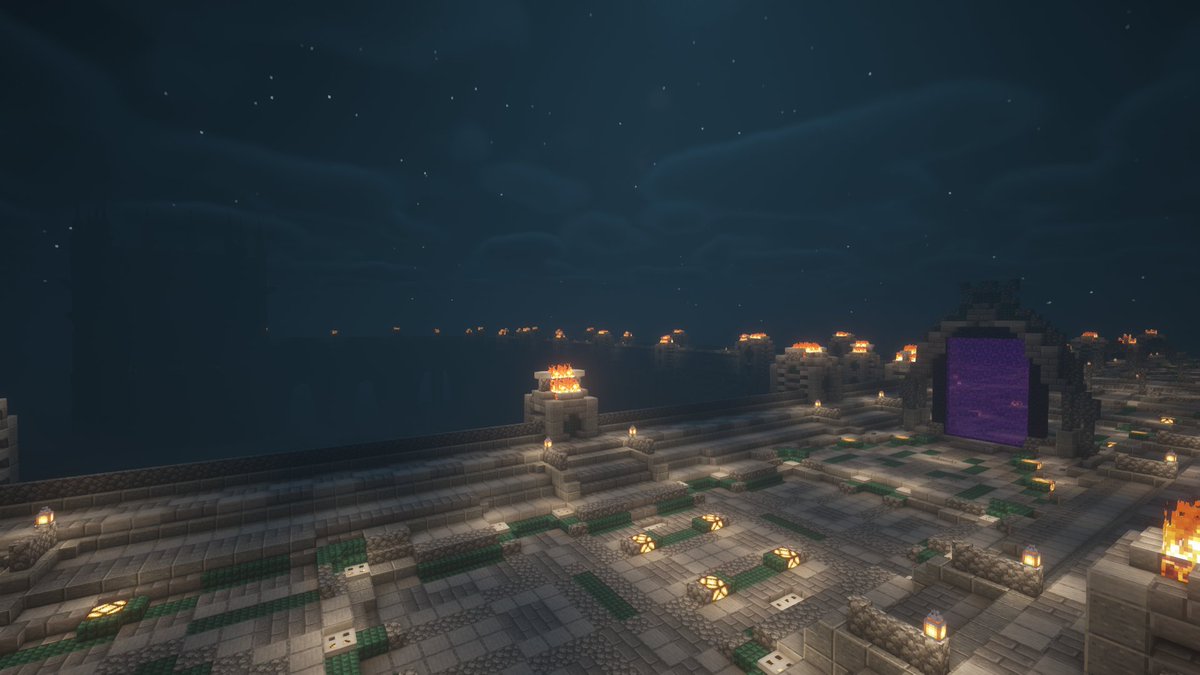 Srp_Seba's tweet photo. Futuros pasillos del nether para el 1120 x 1120 de @tecnicphantoms, en 1000 años se terminan de hacer en el smp (aún falta diseñar el netherhub y el interior de la estructura de la foto hehe) https://t.co/M3awSP7G1Z