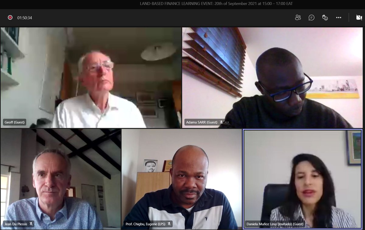 <a href="/_munyoz_/">daniela</a> makes her concluding remarks at the Learning Event of the presentation of the Handbook she has co-authored with <a href="/GeoffKPayne/">Geoffrey Payne</a>. The session was moderated by @Jdu_Plessis of <a href="/UNHABITAT/">UN-Habitat</a>'s Land Housing and Shelter Finance Community of Practice &amp; <a href="/GLTNnews/">GlobaLandToolNetwork</a> Secretariat